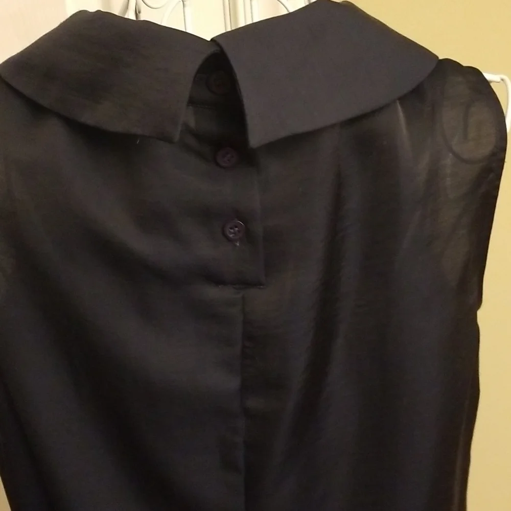 Dark Navy Talbots top - Picture 5 of 7